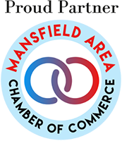Mansfield Area Chamber of Commerce Proud Partner badge