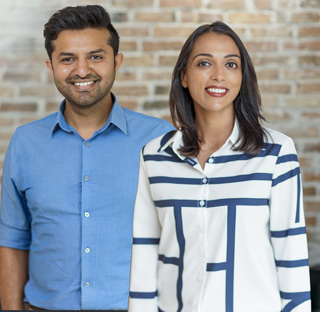Doctors Diercks and Karamardian smiling